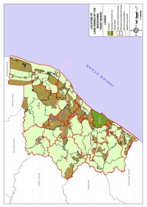 Ingonyama trustland map