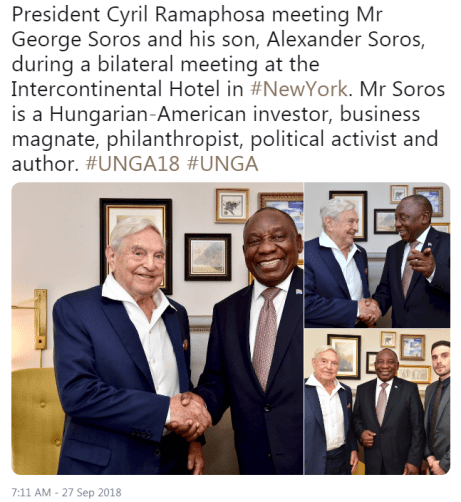 Image result for ramaphosa george soros