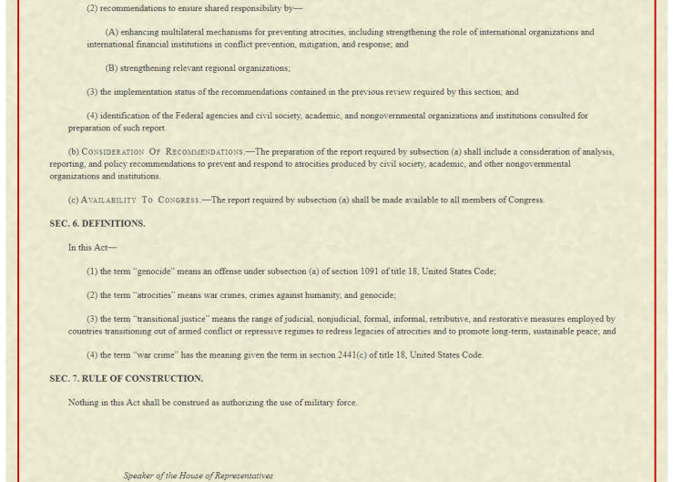 genocide bill trump 4