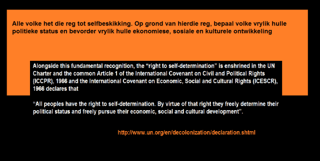 Selfbeskikking – Afrikaner voorgestelde wet 1998 Lekota – ONAFHANKLIK
