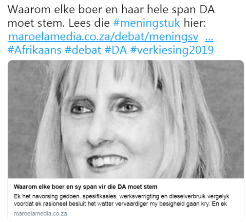 DA vrou oor vernuwing 1 foto