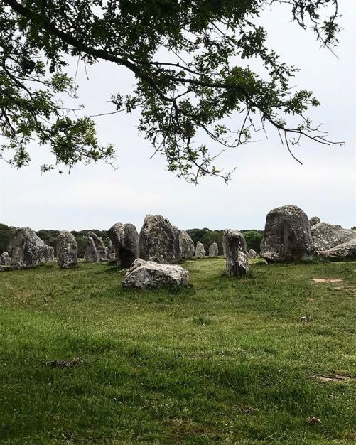On lâappellera la grande allée avec plein de statues #carnac #bretagne #megaliths #megalites #france #holidays #roadtrip #luxe #pookie #bretagnetourisme #tourist #tourism #vagabond #ontheroad #nature #history #morbihan #photography #details #naturephotography #naturelovers #cloudysky