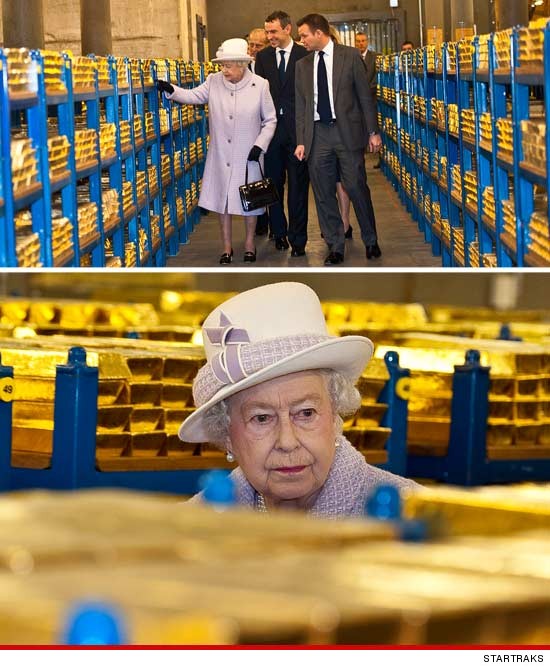 Maxy's Hideout: Queen Elizabeth II Visits the Vault at the Bank of England