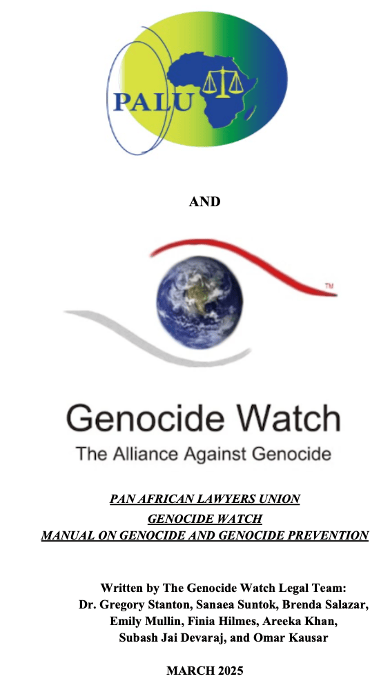 Genocide Watch Manual on Genocide and Genocide Prevention
